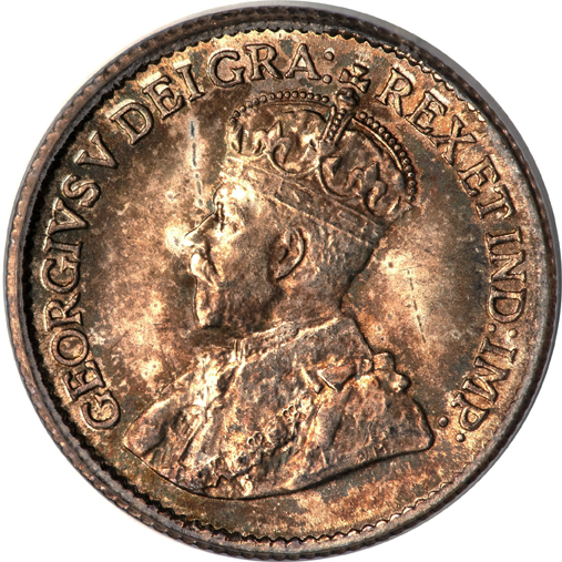 1921 5 Cent Obverse